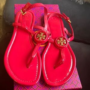 tory butch ruby jewel dillan sandal soft patent leather